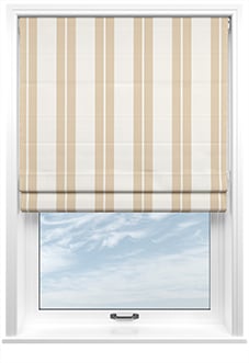 The British Stripe Co. Edward, Dover No.1 - Roman Blind